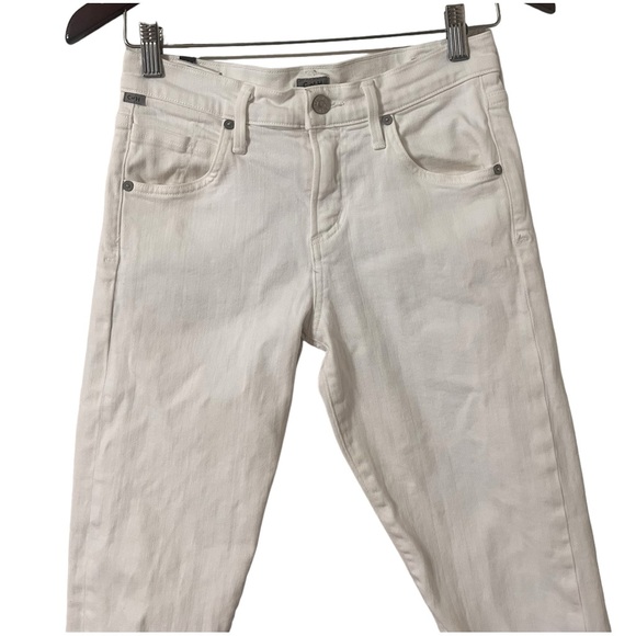 Citizens Of Humanity White Elsa Midrise Crop Jeans - Picture 5 of 12